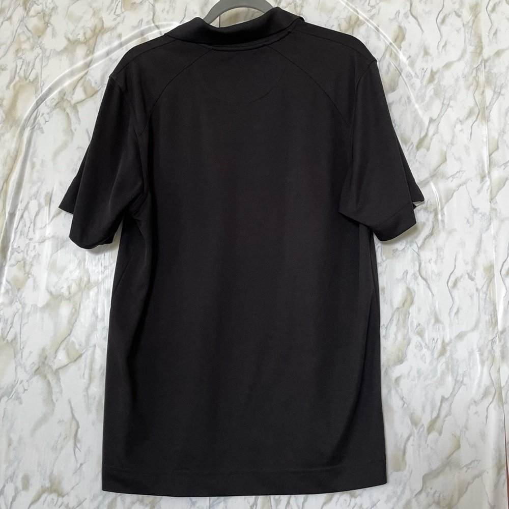 Callaway men’s golf shirt polo black white medium short sleeve moisture wicking - Picture 5 of 5